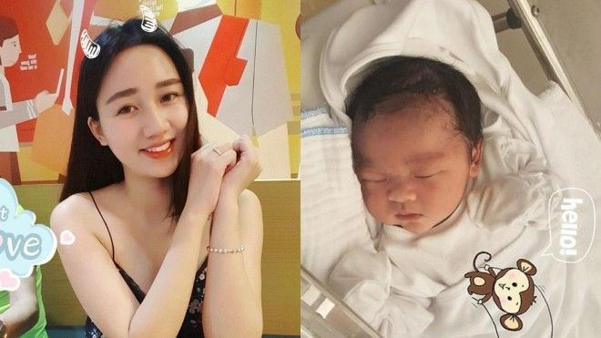 Á hậu Ngô Trà My đã sinh con gái nặng 3,9kg Ảnh 2