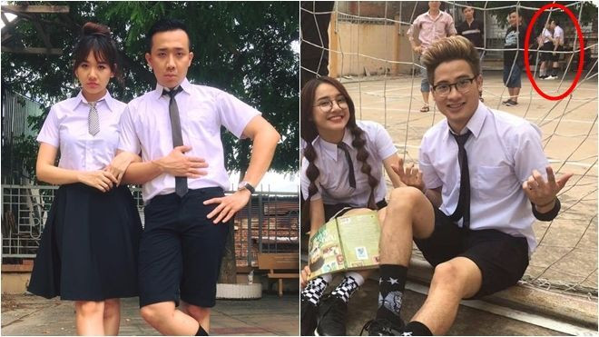 Trấn Thành - Hari Won hồn nhiên hôn nhau xa xa trong… bức ảnh của người khác Ảnh 2