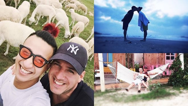 Adam cùng bạn trai 'đi trốn', hôn nhau ngọt ngào mãi không rời Ảnh 2