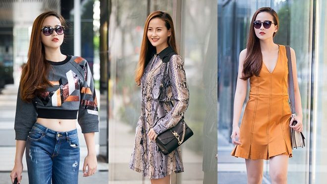 Khánh Ngân khoe street style đồ hiệu thời thượng trên phố Ảnh 2