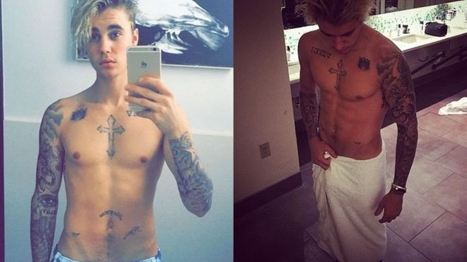 Justin Bieber hoàn toàn xứng danh 'thánh cởi' trên Instagram Ảnh 2