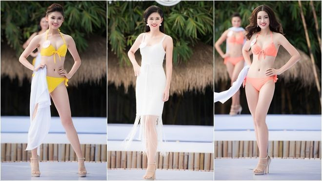 33 thí sinh Hoa hậu Việt Nam 2016 khoe sắc với bikini nóng bỏng Ảnh 2
