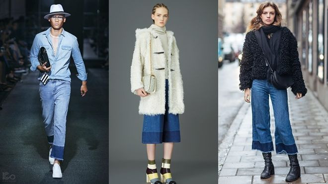 Two-tone jeans - Item 'cool ngầu' cần tậu ngay trong mùa này Ảnh 2