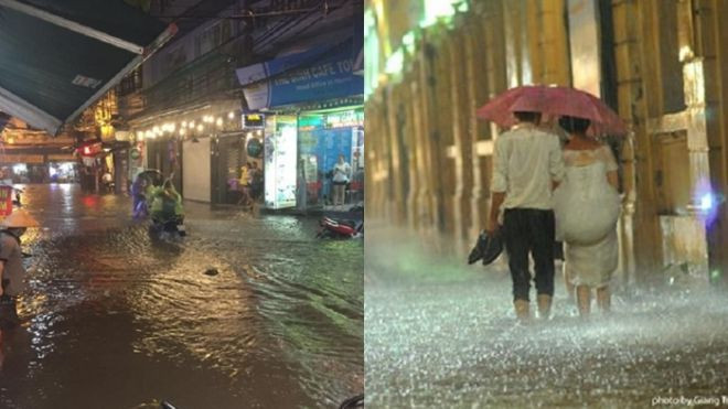 Hà Nội mưa lớn, đường phố ngập sâu, xe chết máy hàng loạt Ảnh 2