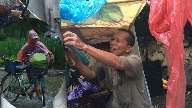 Những mảnh đời vất vả mưu sinh trong cơn bão Thần Sét Ảnh 2