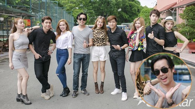 Rũ bỏ hình tượng lịch lãm, Dương Khắc Linh 'e ấp, nũng nịu' bên S Girls, The Wings Ảnh 2