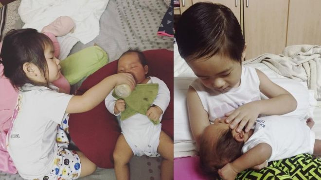 Nhìn hình ảnh này chắc chắn Lý Hải phải tự hào về hai thiên thần Rio - Cherry Ảnh 2