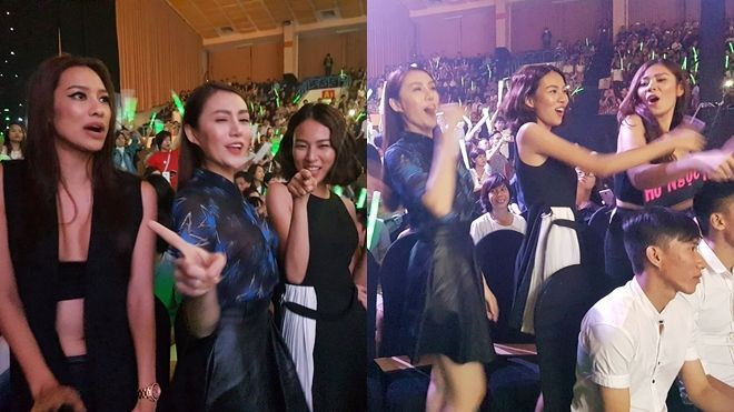 HLV Hà Hồ tung hit mới trên sân khấu, học trò The Face 'siêu quậy', cổ vũ hết mình Ảnh 2