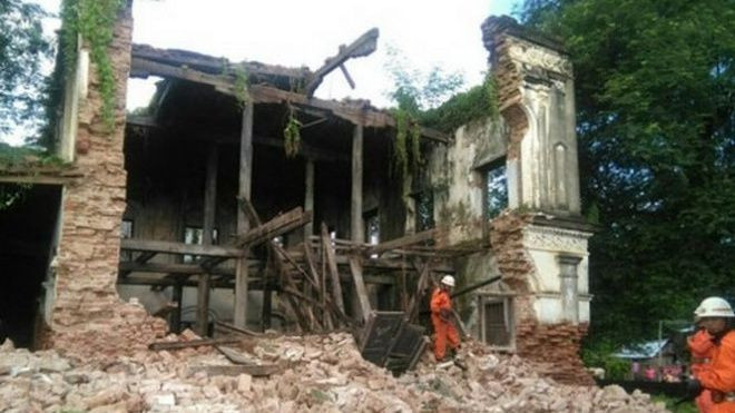 Động đất ở Myanmar: 4 người chết, 68 ngôi chùa bị phá h​ủy Ảnh 2