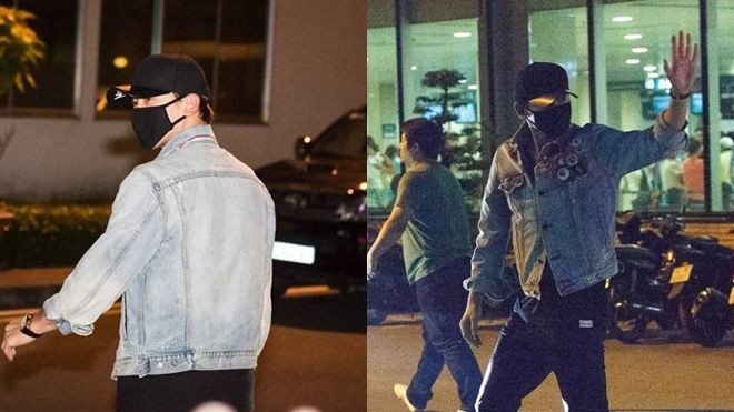 Bi Rain bất ngờ đổi ý, đi bộ ra cúi chào fan tại sân bay Ảnh 2