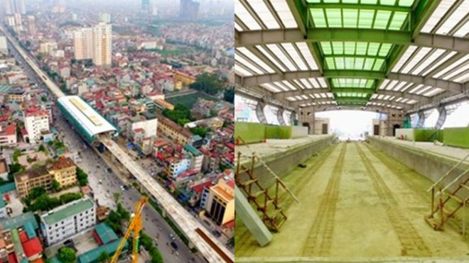 Những hình ảnh đầu tiên về nhà ga đường sắt trên cao ở Hà Nội Ảnh 2