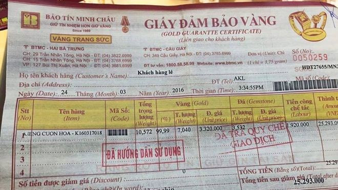 Sự thật vụ công ty vàng Bảo Tín Minh Châu bị tố lừa đảo Ảnh 2
