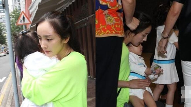 Bị ‘ném đá’ vì vô trách nhiệm, Dương Mịch vội bế con đi học Ảnh 2