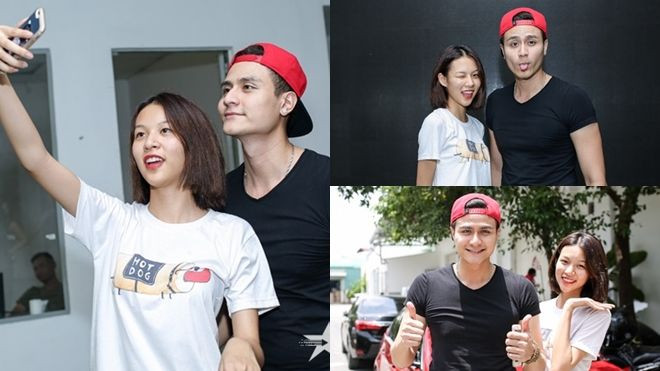 Phí Phương Anh giản dị đẹp 'mê hồn' khiến Vĩnh Thụy liên tục selfie quên tập luyện Ảnh 2