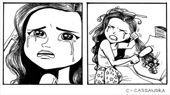 Bộ tranh: 11 sự thật nghiệt ngã mà những cô nàng tóc dài phải chịu đựng hằng ngày Ảnh 2