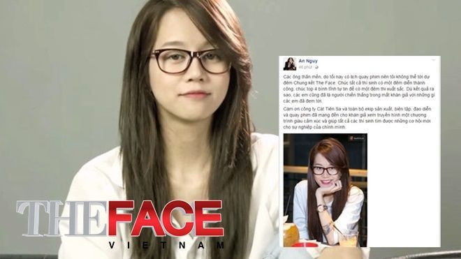 An Nguy sẽ vắng mặt trong đêm Chung kết The Face tối nay! Ảnh 2