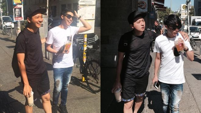 Trốn trò cưng, Noo Phước Thịnh 'lén' cùng Ngô Kiến Huy vi vu châu Âu Ảnh 2