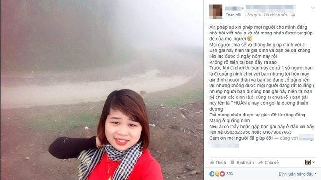 Đi 'phượt' cùng người yêu mới quen, cô gái trẻ mất tích bí ẩn Ảnh 2