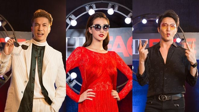 Sao Việt tham gia thử thách chụp hình mắt kính tại thảm đỏ Chung kết The Face Ảnh 2