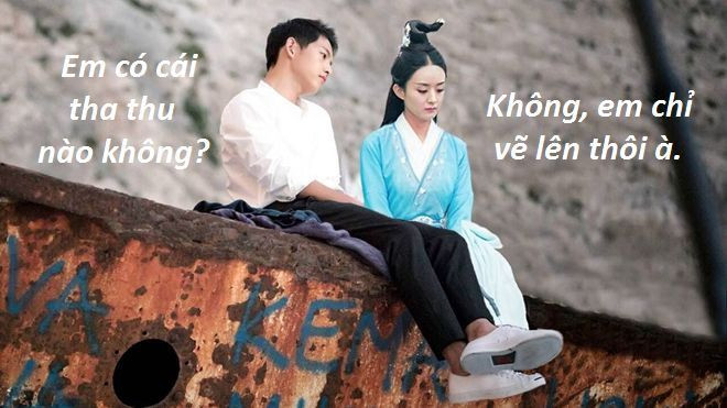 [Ảnh chế] Dáng ngồi bá đạo của Triệu Lệ Dĩnh trong 'Tru tiên' Ảnh 2