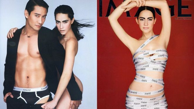 The Face Thailand: 46 tuổi 'chị đẹp' Marsha Vadhanapanich vẫn sexy hết nấc bên trai trẻ trên tạp chí Ảnh 2