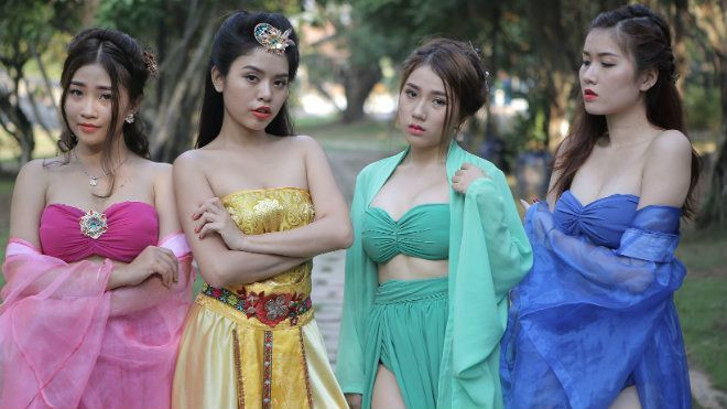 Hé lộ ảnh hậu trường đậm chất kiếm hiệp của 'Thiên Long Bát Bộ - chuyện chưa kể' Ảnh 2