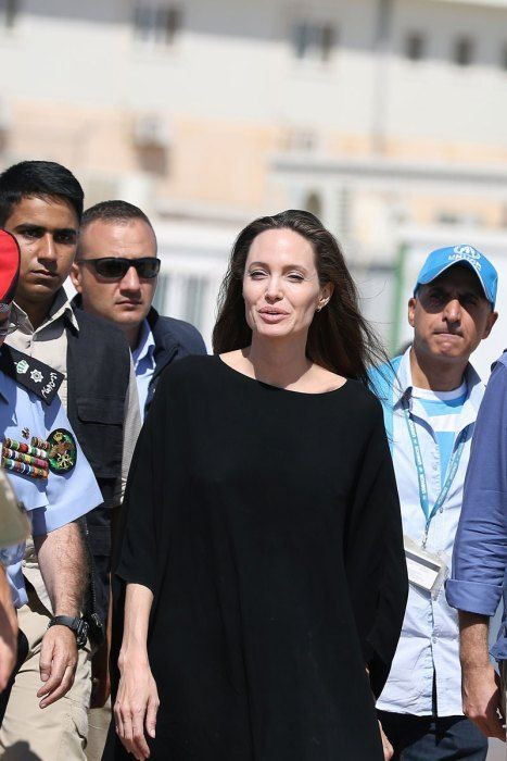 Angelina Jolie is fresh in Azraq.