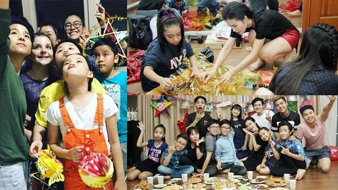 Các thiên thần nhí The Voice Kids tự tay làm đèn trung thu, hào hứng phá cỗ rằm cùng HLV Ảnh 2