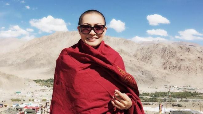 Vừa tới Ấn Độ, Phương Thanh bất ngờ xuống tóc khiến người hâm mộ ngỡ ngàng Ảnh 2