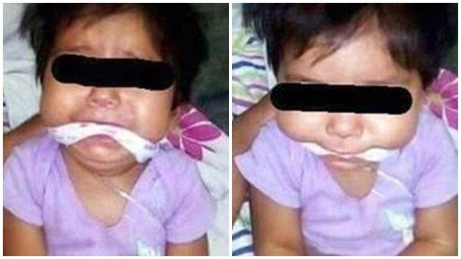 Bé gái 9 tháng tuổi bị mẹ và giúp việc bịt miệng, trói tay rồi đăng lên Facebook Ảnh 2