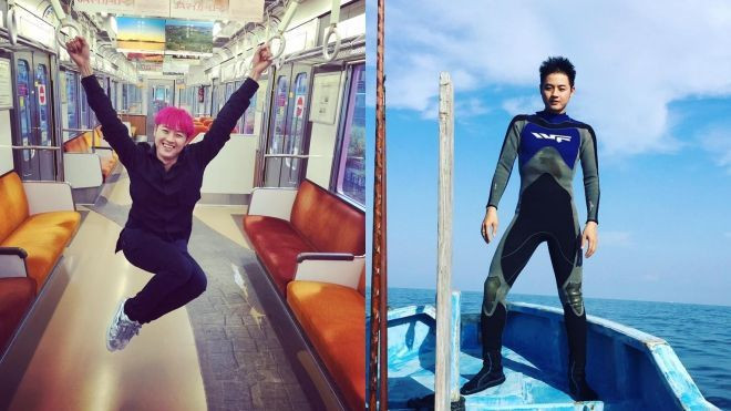 Thanh Duy đổi màu tóc liên tục, tiết lộ sự thật phũ phàng khi đi lặn tại Nhật Bản Ảnh 2