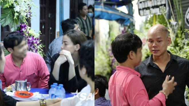 Người đàn ông liên tục selfie khiến Hà Hồ và các nghệ sĩ bối rối khi đến viếng Minh Thuận Ảnh 2