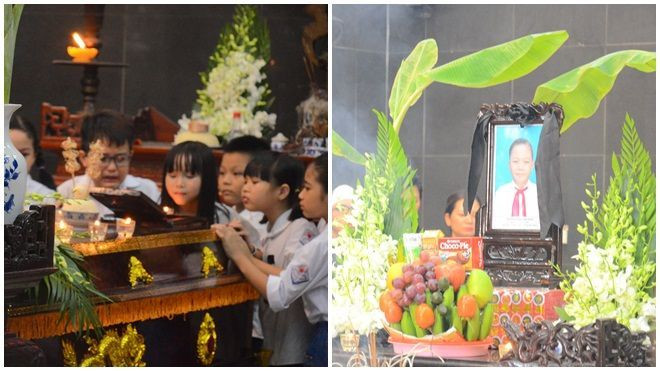 Đám tang đẫm nước mắt của bé trai tử vong do tấm tôn cứa cổ ở Hà Nội Ảnh 2