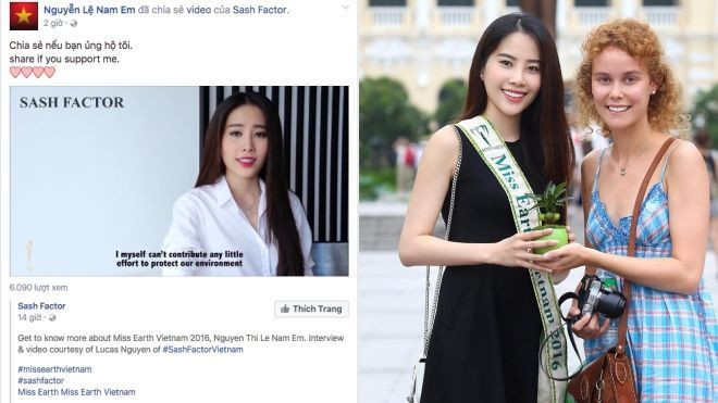 Bất ngờ với khả năng tiếng Anh của Nam Em trong video giới thiệu tại Miss Earth 2016 Ảnh 2