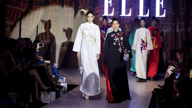 Phạm Hương hóa nàng Kiều trong thiết kế của Thủy Nguyễn tại Elle show Ảnh 2