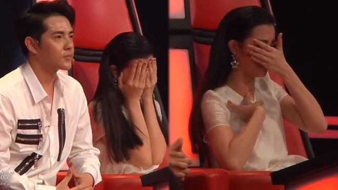 The Voice Kids 2016 - Liveshow 3: Ông Cao Thắng vừa dứt lời quyết định, Đông Nhi ôm mặt bật khóc ngay trên ghế nóng Ảnh 2