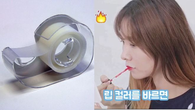 Trang điểm ngon lành chỉ với một cuộn băng dính! Ảnh 2