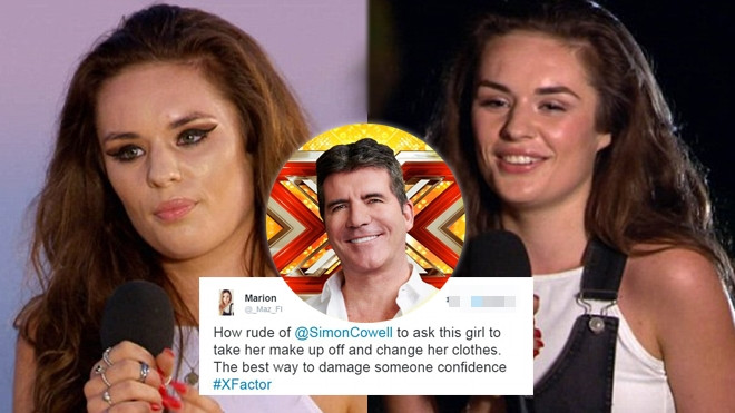 Simon Cowell 'hứng gạch' khi yêu cầu thí sinh X-Factor tháo makeup trên sóng truyền hình Ảnh 2