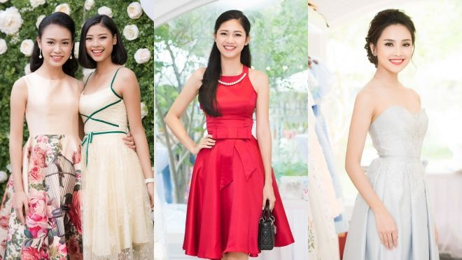 Sau Hoa hậu Việt Nam 2016, các người đẹp và Á hậu đắt show event hơn cả Đỗ Mỹ Linh Ảnh 2
