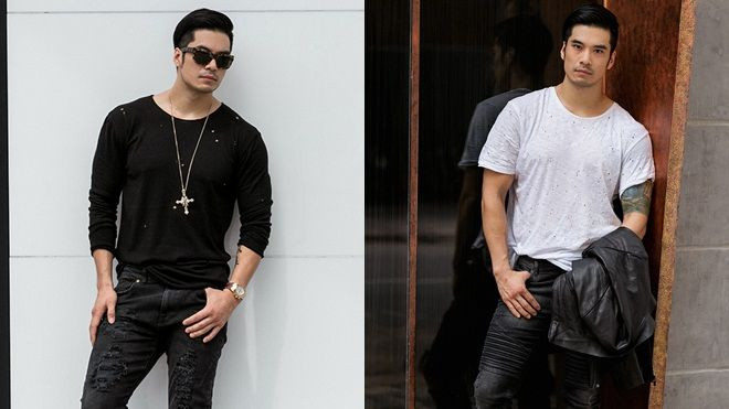 Thiên Nguyễn cá tính đến từng centimet với sắc đen Ảnh 2