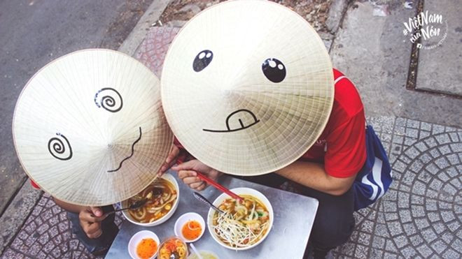 Bộ ảnh kute 'check in' cùng nón lá của các bạn trẻ Ảnh 2