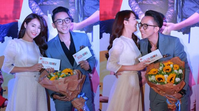 Vắng Trường Giang, Nhã Phương lại thân mật bên 'trai đẹp' La Quốc Hùng Ảnh 2