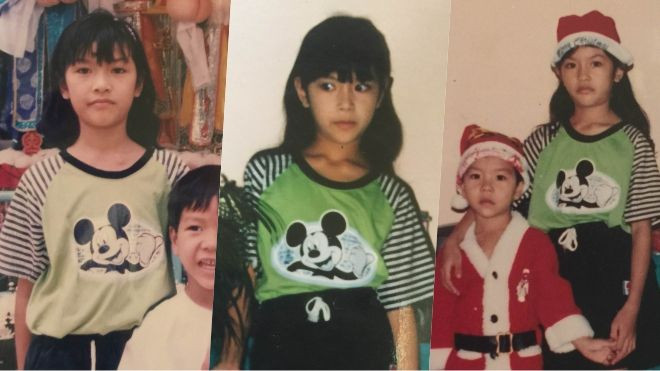 Lộ ảnh thời thơ ấu cực 'ngố tàu' của Á hậu Thuý Vân Ảnh 2