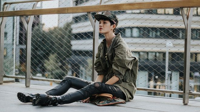 Hà Kino khoe streetstyle siêu ngầu tại Milan Fashion Week 2016 Ảnh 2