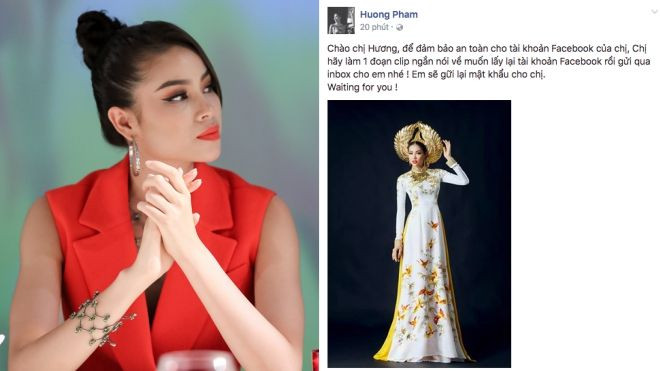 Fan yêu cầu Phạm Hương quay clip mới trả lại facebook Ảnh 2