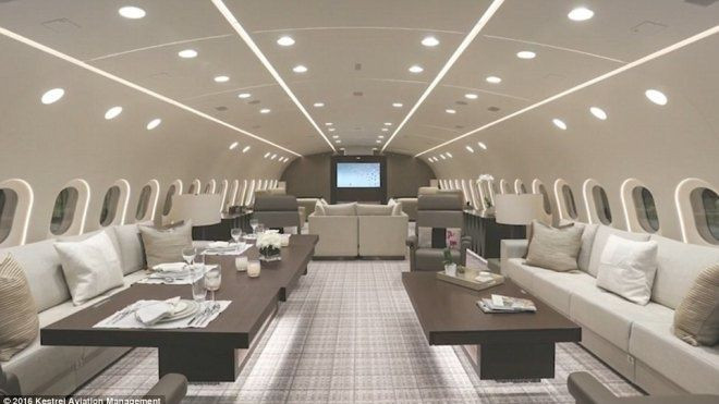 Máy bay riêng sang trọng như khách sạn 5 sao Ảnh 2