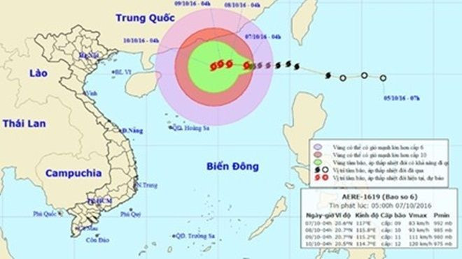 Vào biển Đông, bão số 6 mạnh lên giật cấp 11 - 12 Ảnh 2