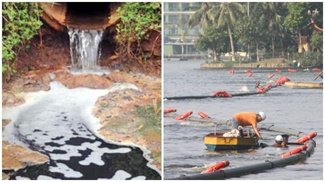 30 cống nước ô nhiễm nặng xả xuống hồ Tây Ảnh 2