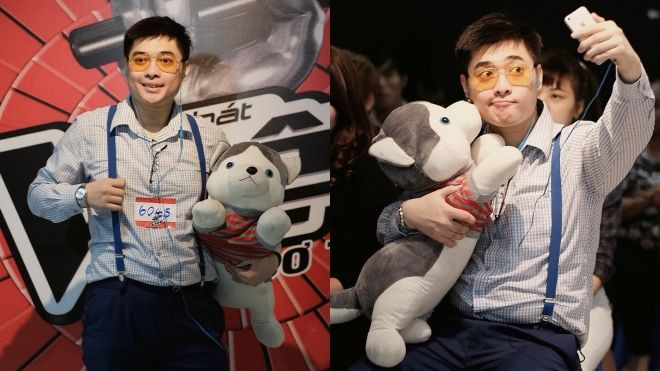 Không thể đáng yêu hơn, 9X Hà Nội ôm gấu bông đi sơ tuyển Giọng hát Việt 2017 Ảnh 2