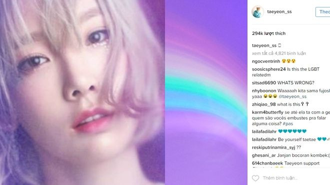 Fan nghi ngờ Taeyeon ngầm ủng hộ LGBT trên instagram Ảnh 2